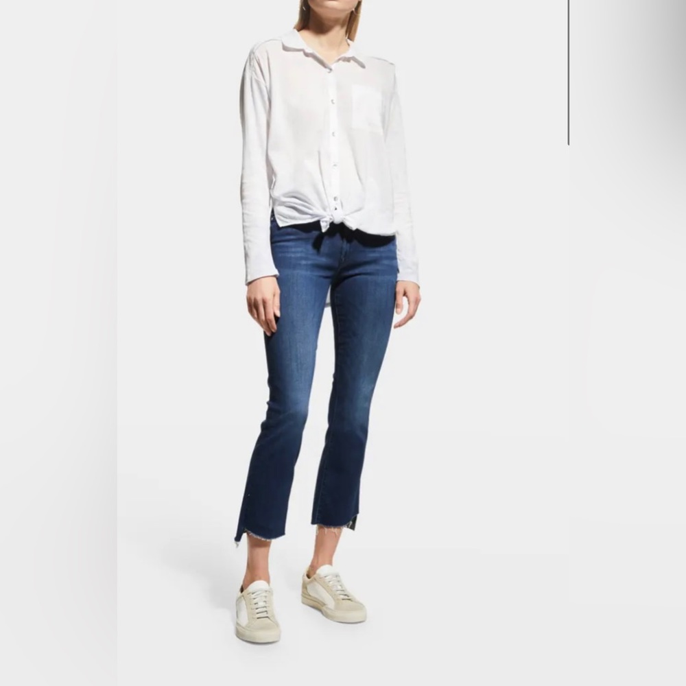 Mother Inside Crop Step Fray size 27